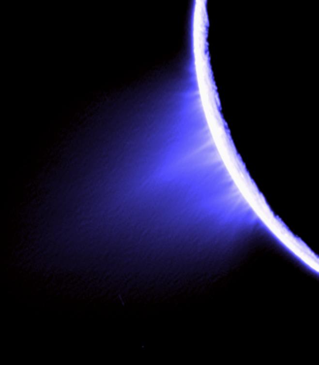 Saturn Jets Blue Enceladus | NASA